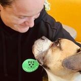 Image of Terri with a client Dog Sitter Silverdale